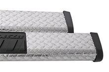 Load image into Gallery viewer, Deezee Universal Tubes - 6In Oval - Black Tread Aluminum (CrewCab) Dee Zee
