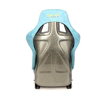 Load image into Gallery viewer, NRG FRP Bucket Seat ULTRA Edition W/ Grey Pearlized Back / Teal Microfiber Material - Large | FRP-302TL-ULTRA
