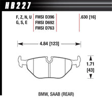 Load image into Gallery viewer, Hawk 92-95 BMW 325iS HT-10 Race Rear Brake Pads Brake Pads - Racing Hawk Performance   
