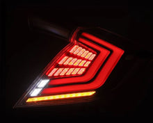 Load image into Gallery viewer, AlphaRex 16-21 Honda Civic Hatchback / Type-R FK8 Nova-Series LED Tail Lights (Pair) - Black AlphaRex
