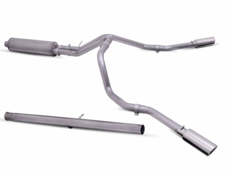Gibson 19-23 Silverado/GMC Sierra 1500 5.3L Crew Cab Cat-Back Dual Sport Exhaust Catback Gibson   