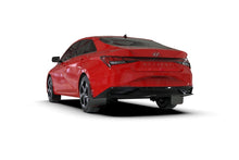 Load image into Gallery viewer, Rally Armor 21-23 Hyundai Elantra Black UR Mud Flap w/White Logo Mud Flaps Rally Armor   

