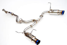 Load image into Gallery viewer, Invidia 08-11 STi Hatch / 11 WRX Hatch Dual N1 Single Layer Titanium Tipped Cat-back Exhaust
