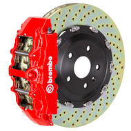 Brembo 21+ Escalade Front GT BBK 6 Piston Cast 2pc 380x34 2pc Rotor Drilled-Red | 1J1.9022A2