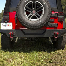 Load image into Gallery viewer, Rugged Ridge Spartan Rear Bumper Full Width 07-18 Jeep Wrangler JK Rugged Ridge
