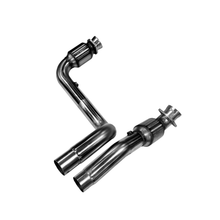 Load image into Gallery viewer, Kooks 2023+ Cadillac Escalade V 3in H.O. GREEN Catted Conn. Pipes (Req. Kooks Headers) Kooks Headers
