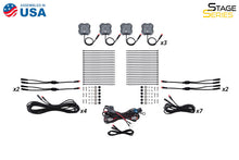 Load image into Gallery viewer, Diode Dynamics RGBW Rock Light Installer Kit w/Controller (12-pack) Diode Dynamics
