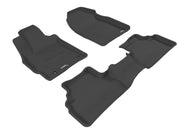 3D MAXpider 2007-2012 Mazda CX-7 Kagu 1st & 2nd Row Floormats - Black | L1MZ01601509