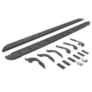 Go Rhino 05-22 Toyota Tacoma DC 4DR RB10 Slim Running Boards Kit (Incl. Brackets) - Bedliner Coating | 63442987ST