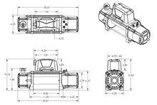 Load image into Gallery viewer, DV8 Xtract 12k Synthetic Rope Winch
