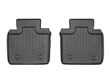 Load image into Gallery viewer, WeatherTech 14+ Maserati Quattroporte Rear FloorLiner - Black (fits Models w/2 Zone Climate Cntrl) | 445652
