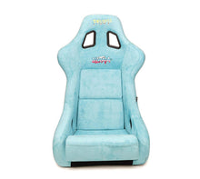 Load image into Gallery viewer, NRG FRP Bucket Seat ULTRA Edition W/ Grey Pearlized Back / Teal Microfiber Material - Large | FRP-302TL-ULTRA
