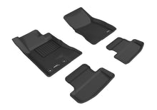 Load image into Gallery viewer, 3D MAXpider 2015-2020 Ford Mustang Kagu 1st &amp; 2nd Row Floormats - Black | L1FR08501509
