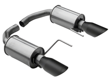 Load image into Gallery viewer, Roush 2015 Mustang V6 / EcoBoost Black Tip Axle Back Exhaust | 421837-BLK
