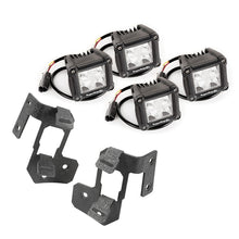 Load image into Gallery viewer, Rugged Ridge 07-18 Jeep Wrangler JK Textured Black Dual Cube A-Pillar Light Mount Kit Rugged Ridge
