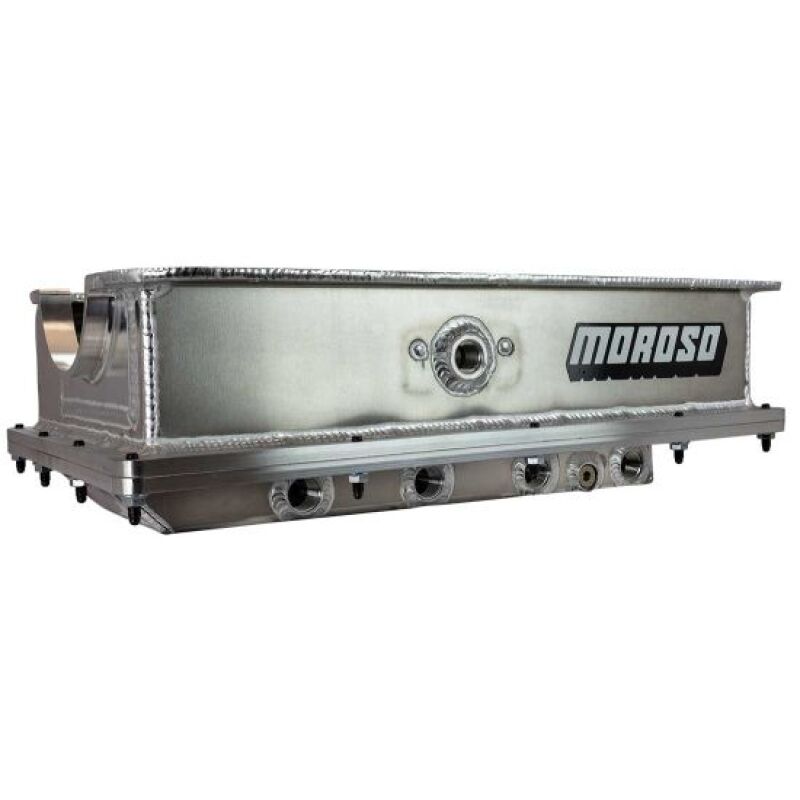 Moroso SBF 351W 2 Piece Dry Sump 4 Pickup -12AN 7.25in Deep Aluminum Oil Pan Moroso