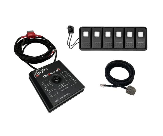 Spod SourceLT Modular w/ Red LED for Uni (36 In Battery Cables) Switch Panels SPOD   