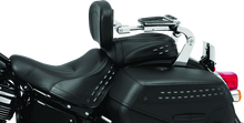 Load image into Gallery viewer, Kuryakyn Fixed Mounts Multi-Purpose Driver &amp; Passenger Backrest 18-Up Softail Black Misc Powersports Kuryakyn   
