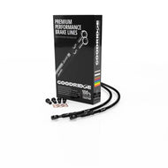 Goodridge 12-15 Harley-Davidson FLS/FLSTF/N Front 4in Extended Brake Hose Kit | HD0116-1FB-BK4