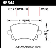 Load image into Gallery viewer, Hawk 2006-2009 Audi A3 TFSIi Quattro 2.0 HPS 5.0 Rear Brake Pads Brake Pads - Performance Hawk Performance   
