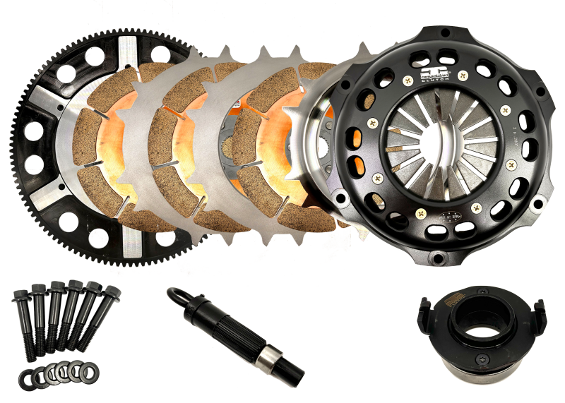 Competition Clutch Honda H Series 184mm Triple Disc Ceramic Clutch Kit Competition Clutch