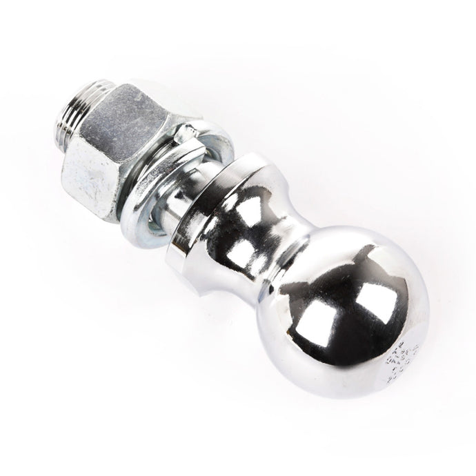 Rugged Ridge 1-7/8in Trailer Hitch Ball 1in Dia Shank Chrome Rugged Ridge