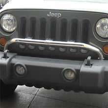 Load image into Gallery viewer, Rugged Ridge 07-18 Jeep Wrangler JK Stainless Steel Bumper Mounted Light Bar Rugged Ridge
