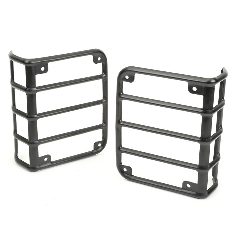 Rugged Ridge 07-18 Jeep Wrangler Textured Black Tail Light Euro Guards Rugged Ridge