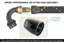 Load image into Gallery viewer, GReddy AN10 120 DEGREE HOSE END SWIVEL BLACK/GOLD ANODIZED | 12801012
