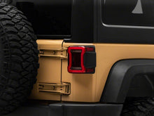 Load image into Gallery viewer, Raxiom 07-18 Jeep Wrangler JK Axial Series JL Style LED Tail Lights- BlkHousing- Red Lens Tail Lights Raxiom
