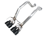AWE Tuning C6 Chevrolet Corvette Z06/ZR1 Track Edition Axle-back Exhaust w/ Diamond Black Tips | 3020-43606