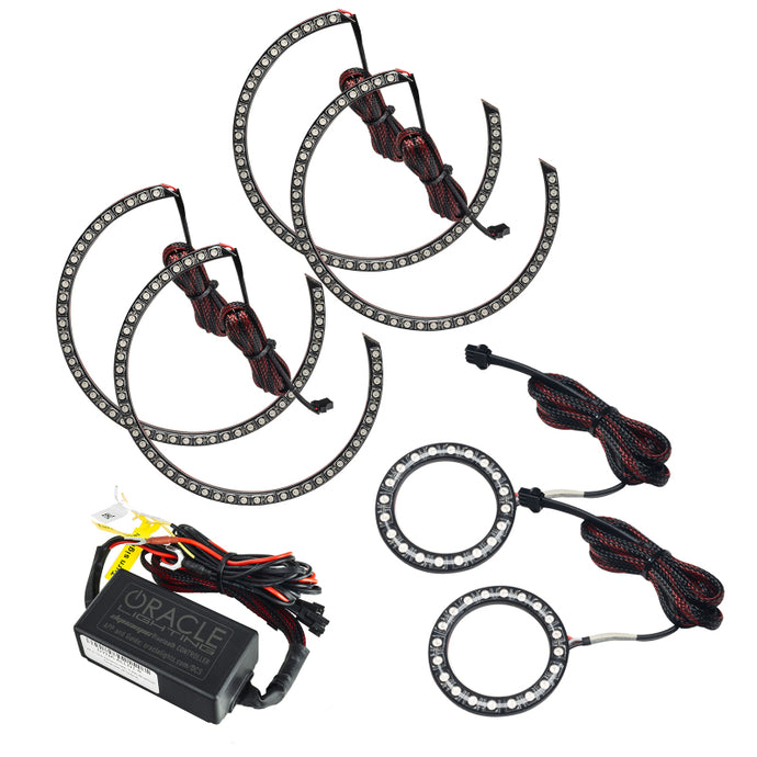 Oracle 15-23 Dodge Challenger Dynamic Surface Mount Headlight Halo Kit - ORACLE Lighting