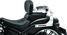 Load image into Gallery viewer, Kuryakyn Fixed Mounts Multi-Purpose Driver &amp; Passenger Backrest 18-Up Softail Black Misc Powersports Kuryakyn   
