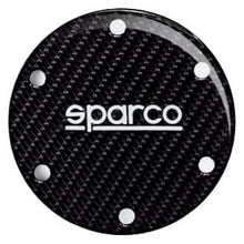 Load image into Gallery viewer, Sparco Steering Wheel Horn Delete Carbon Gloss | 0159ZNR

