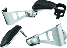 Load image into Gallery viewer, Kuryakyn Passenger Armrests 14-23 Touring Models Chrome Misc Powersports Kuryakyn   
