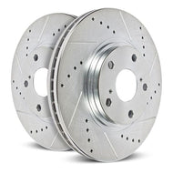 Power Stop 22-23 Kia Carnival Rear Drilled & Slotted Rotor (Pair) PowerStop