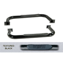 Load image into Gallery viewer, Rugged Ridge 3in Round Tube Side Steps Black 76-86 Jeep CJ7 Rugged Ridge
