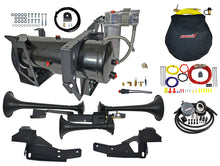 Load image into Gallery viewer, Kleinn 07-19 Chevrolet Silverado 2500 HD/ 3500 HD Onboard Air System w/ Model 730 Horns Kleinn Air Horns
