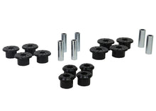 Load image into Gallery viewer, Whiteline 1999-2018 Chevrolet Silverado 1500 Spring - Eye Front/Rear And Shackle Bushing Whiteline
