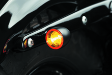 Load image into Gallery viewer, Kuryakyn Bullet 1000 White/Amber Clear Lens Satin Black Misc Powersports Kuryakyn   
