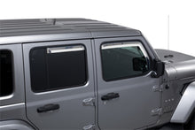 Load image into Gallery viewer, Putco 20-21 Jeep Gladiator JT/JL Element Chrome Window Visors (Set of 4) Wind Deflectors Putco
