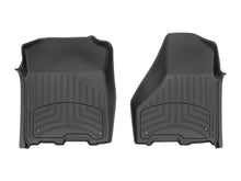 Load image into Gallery viewer, WeatherTech 12-18 Dodge Ram 1500 Crew Cab / Extended Cab Front FloorLiner HP - Black | 444781IM
