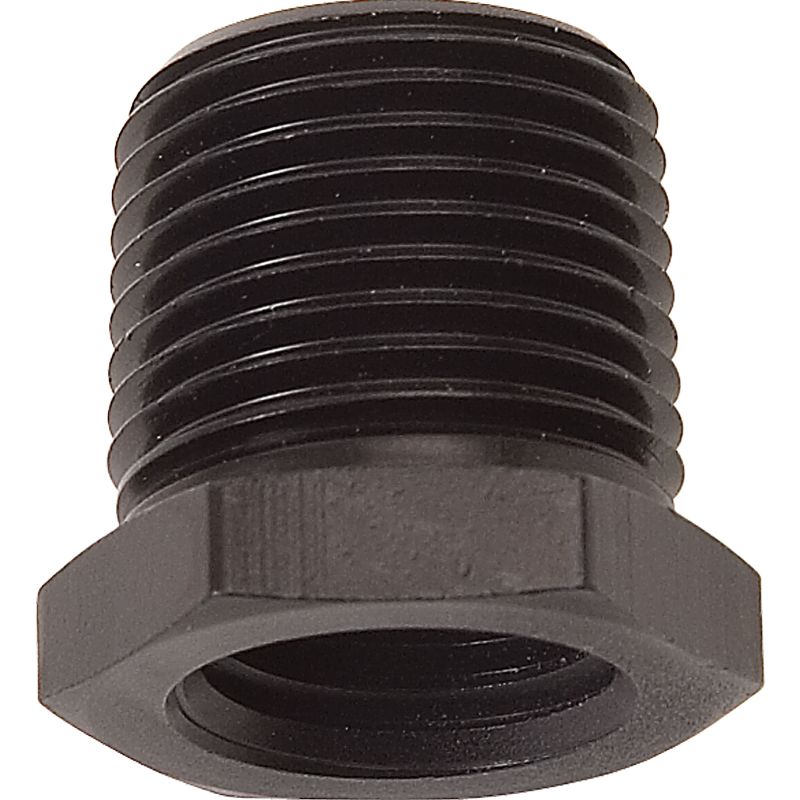 Russell Performance 3/8in Male to 1/4in Female Pipe Bushing Reducer (Black) Russell