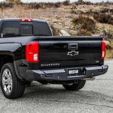 Load image into Gallery viewer, Westin 14-18 Chevy Silverado 1500 Pro-Series Rear Bumper - Textured Black Westin
