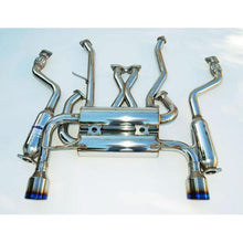 Load image into Gallery viewer, Invidia 07+ Infiniti G37 Coupe Gemini Rolled Titanium Tip Cat-back Exhaust
