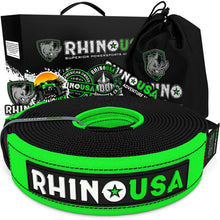 Load image into Gallery viewer, Rhino USA Tow Straps Rhino USA Recovery Tow Strap 2Inx20Ft (Black)
