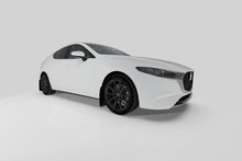 Load image into Gallery viewer, Rally Armor 19-24 Mazda3 Hatchback Black UR Mud Flap w/White Logo Mud Flaps Rally Armor   
