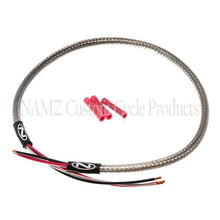 Load image into Gallery viewer, NAMZ Headlight Harness (SS Braided &amp; Clear Coated - Stock Length) Misc Powersports NAMZ   
