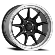 Konig Countergram 18x11B 5x114.3 ET15 Matte Black / Matte Machined Lip | CT18514155