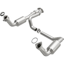 Load image into Gallery viewer, MagnaFlow Conv DF 02-06 Cadillac Escalade / 02-06 Chevy Avalanche 5.3L Dual Conv Y-Pipe Assembly 2WD
